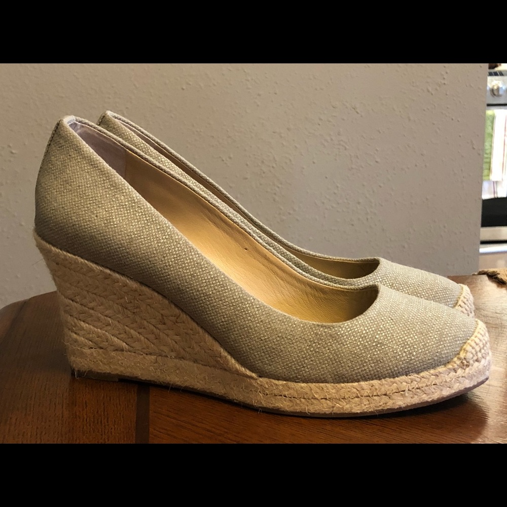 Shoes espadrilles size 6 J Crew Wedge